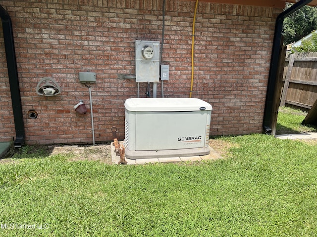 2285 Harkness Ct, Biloxi, MS 39532 - exterior view of a power unit, brick siding, and electric meter