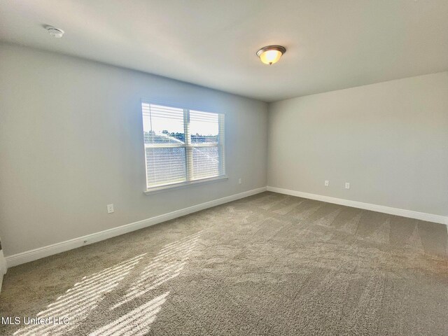 unfurnished room with carpet