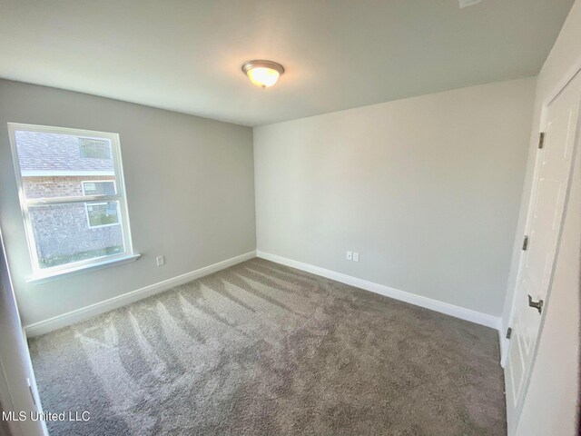 spare room featuring carpet floors