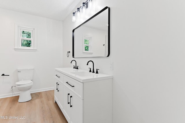 3917 Wildwood Rd, Moss Point, MS 39562 - bathroom with wood finished floors and double vanity