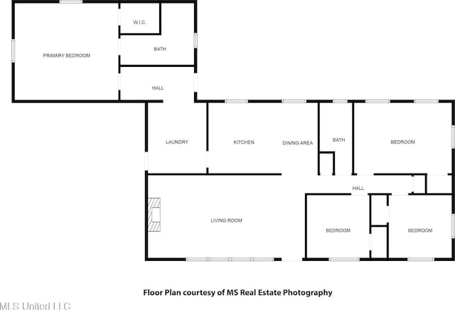 3917 Wildwood Rd, Moss Point, MS 39562 - view of property floor plan