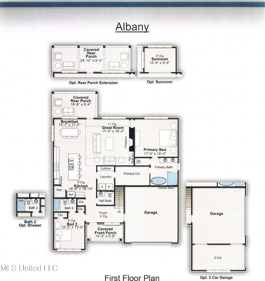 9884 Cypress Willow Cv, Olive Branch, MS 38654 - home floor plan