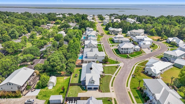 140 Seaside Dr, Ocean Springs, MS 39564 - aerial view of residential area with a nearby body of water