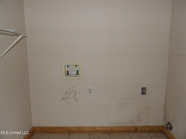157 Tubman Cir, Natchez, MS 39120 - laundry area featuring electric dryer hookup and hookup for a washing machine