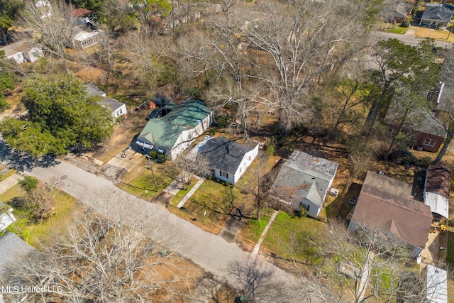 aerial view featuring a residential view