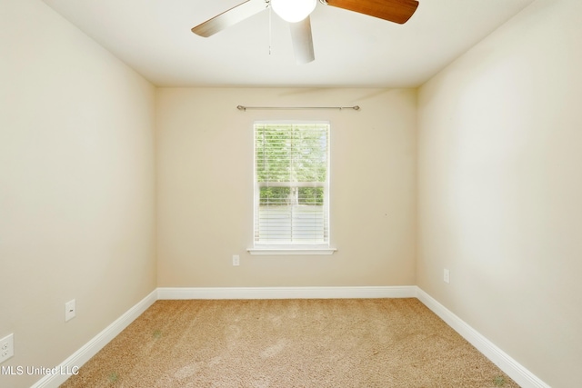 14540 Canal Loop, Gulfport, MS 39503 - carpeted empty room featuring ceiling fan and baseboards