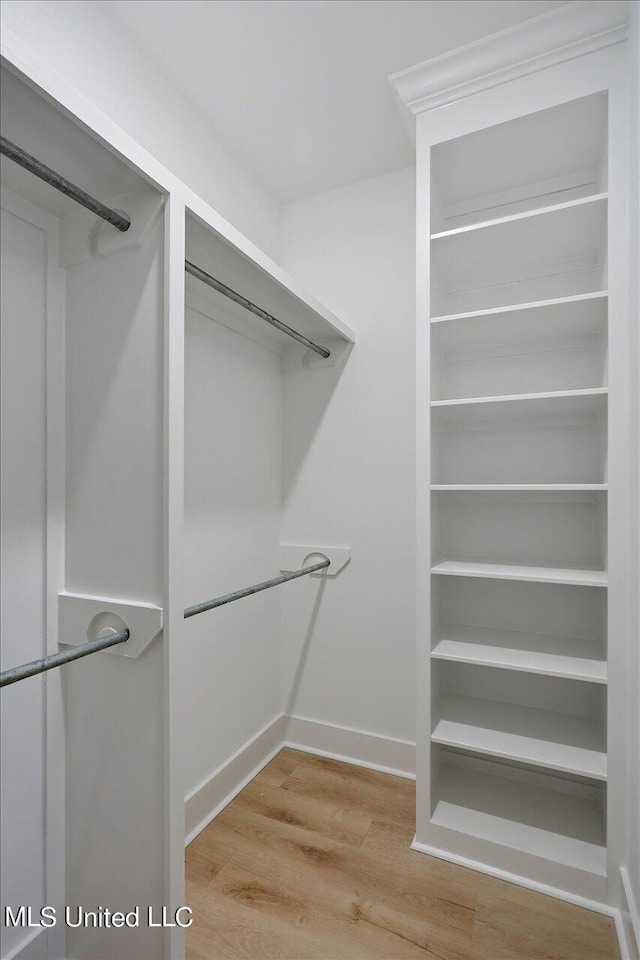 420 Lennon Ln, Brandon, MS 39047 - spacious closet with light wood finished floors
