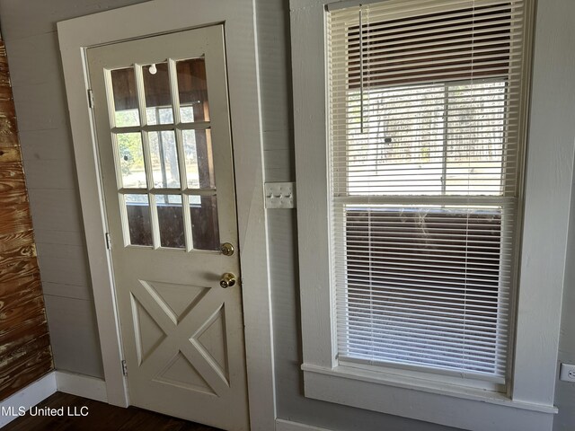 doorway to outside with a wealth of natural light