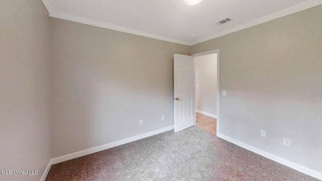 594 Acorn Ln, Brandon, MS 39047 - carpeted empty room with crown molding