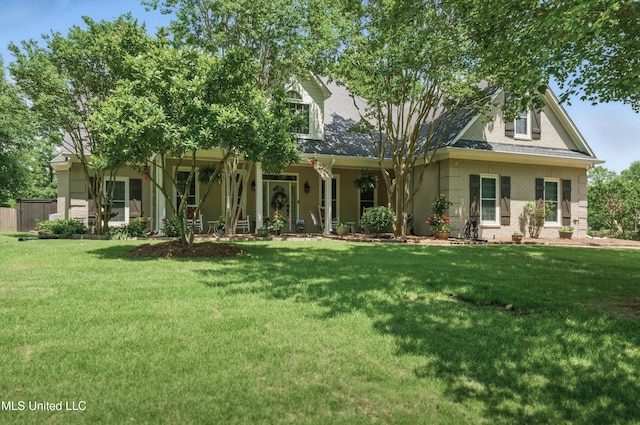 6280 Spring Hill Dr, Olive Branch, MS 38654 - view of front of property featuring a front yard and brick siding