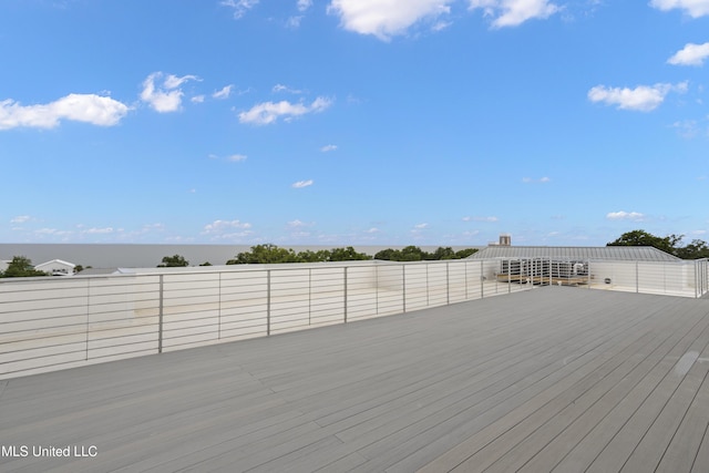 124 Court St, Bay Saint Louis, MS 39520 - view of wooden terrace