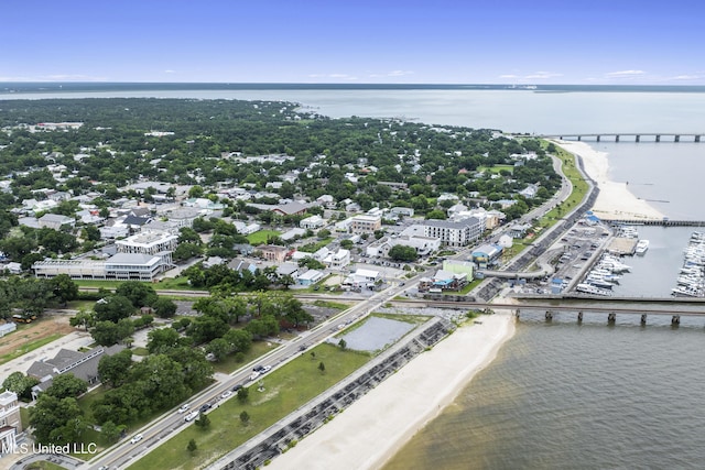124 Court St, Bay Saint Louis, MS 39520 - aerial view of a nearby body of water