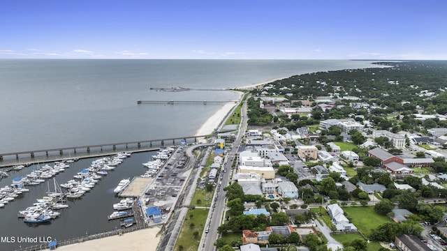 124 Court St, Bay Saint Louis, MS 39520 - aerial view of property's location with a nearby body of water