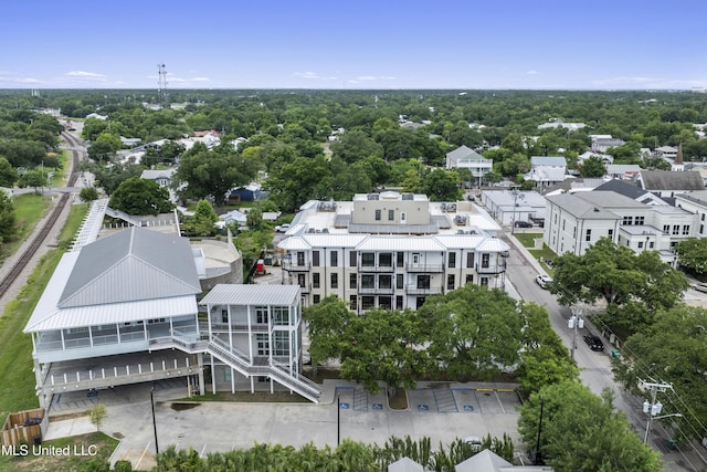 124 Court St, Bay Saint Louis, MS 39520 - bird's eye view
