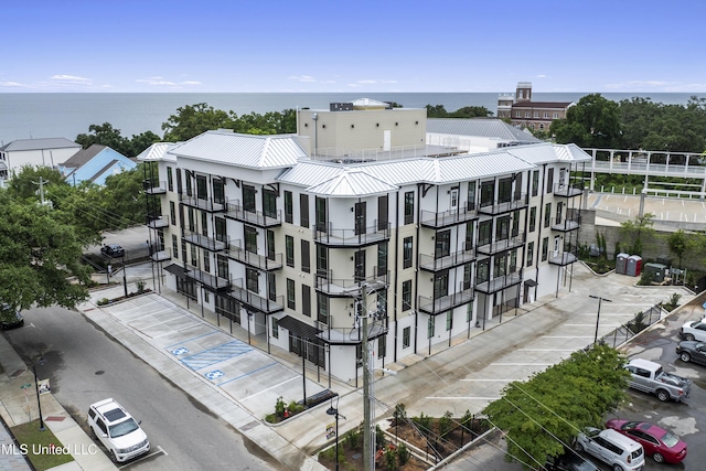 124 Court St, Bay Saint Louis, MS 39520 - view of apartment building / complex featuring a water view