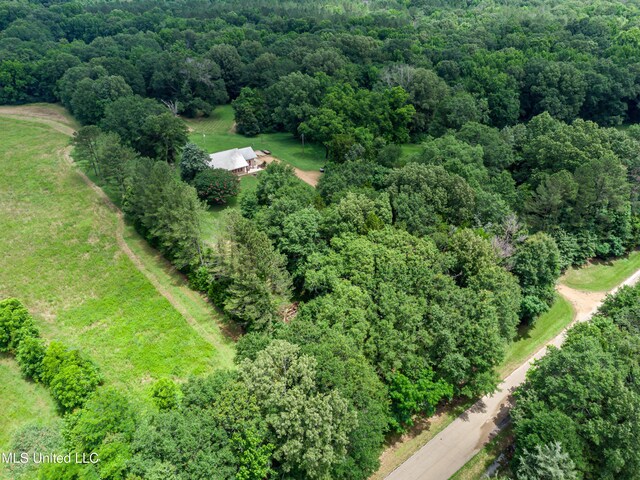 4661 Wildwood Rd, Benton, MS 39039 - bird's eye view of a heavily wooded area