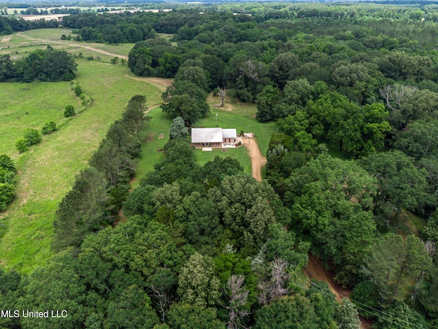 4661 Wildwood Rd, Benton, MS 39039 - view of property location with a forest and rural landscape