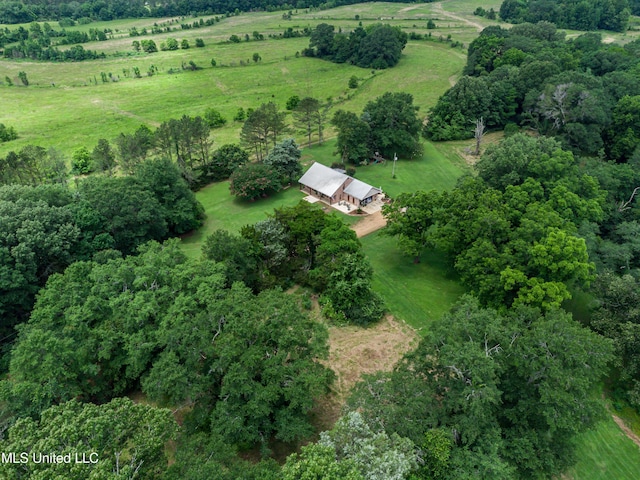 4661 Wildwood Rd, Benton, MS 39039 - aerial overview of property's location featuring rural landscape