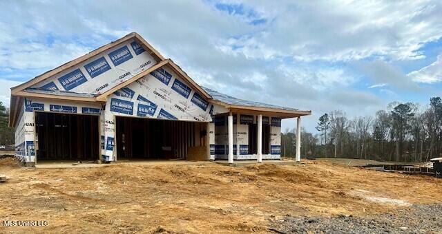 view of property in mid-construction