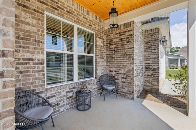 view of patio / terrace featuring a porch