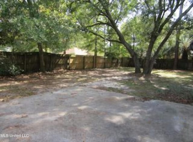 view of yard with a patio area