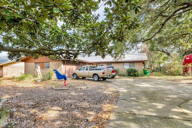 view of ranch-style house