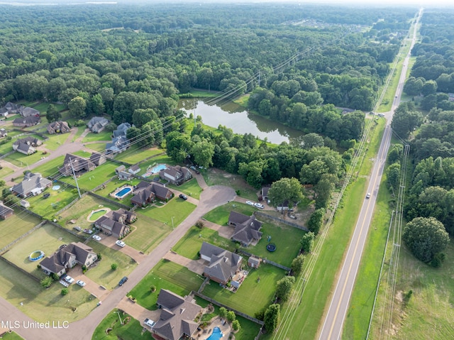 1668 Farindale Cv, Nesbit, MS 38651 - aerial view of property's location featuring a large body of water and nearby suburban area