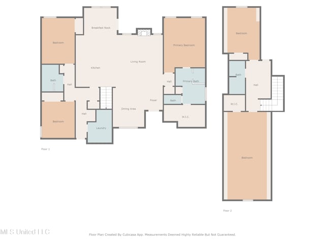 1668 Farindale Cv, Nesbit, MS 38651 - view of floor plan / room layout