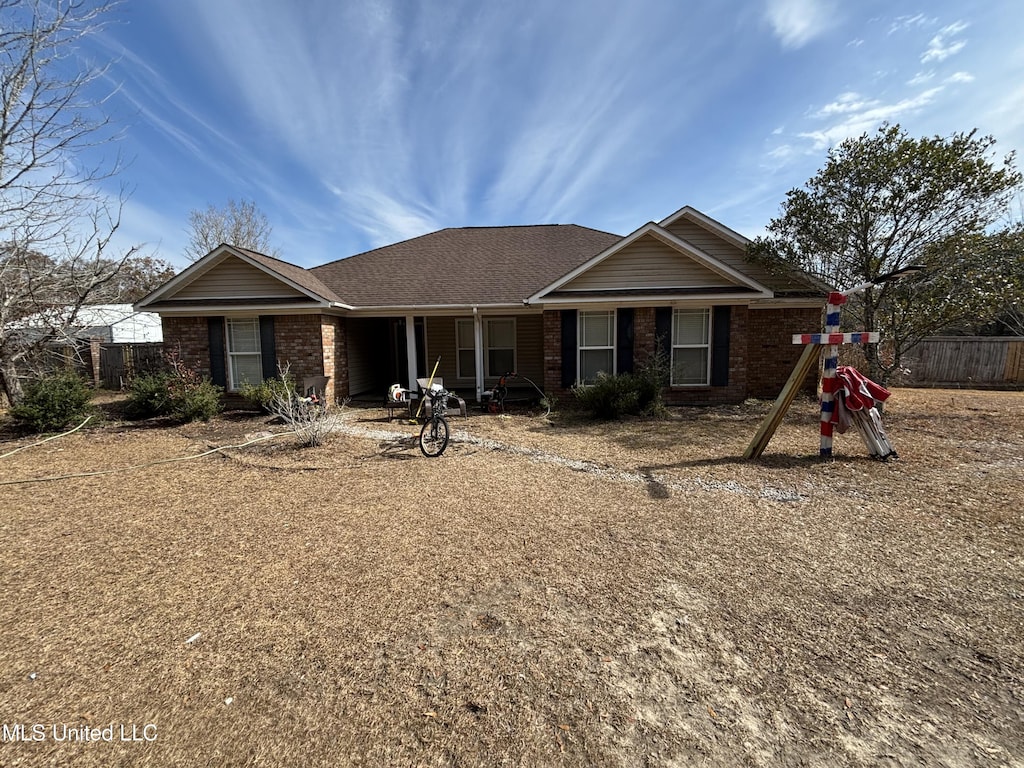 view of ranch-style home