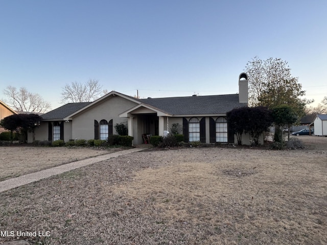 view of ranch-style home