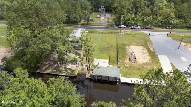 5061 1st Ave, Bay Saint Louis, MS 39520 - aerial view of a heavily wooded area