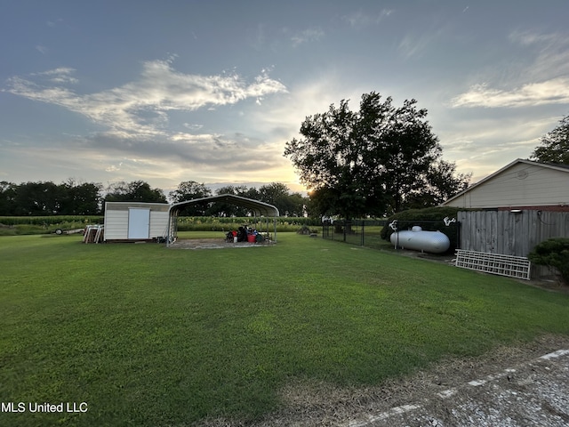 1171 S Bayou Rd, Boyle, MS 38730 - view of yard featuring a carport