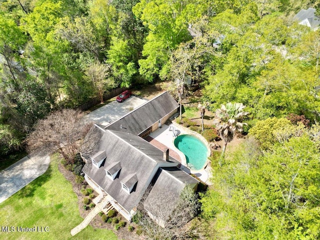aerial view
