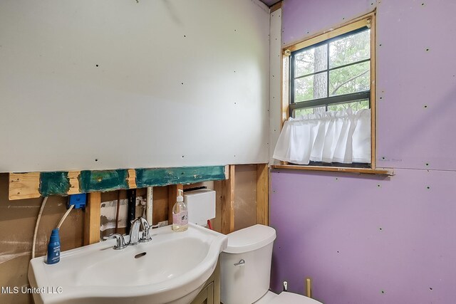 146 Maple Dr, Perkinston, MS 39573 - bathroom with a sink and toilet