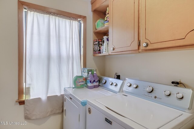 146 Maple Dr, Perkinston, MS 39573 - washroom with independent washer and dryer and plenty of natural light