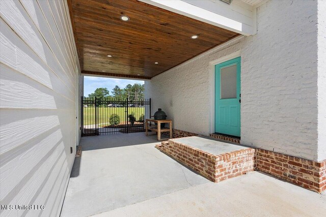 1254 Wade Patrick Rd, Brandon, MS 39042 - view of patio featuring fence