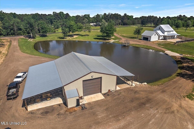 1254 Wade Patrick Rd, Brandon, MS 39042 - view from above of property featuring a large body of water