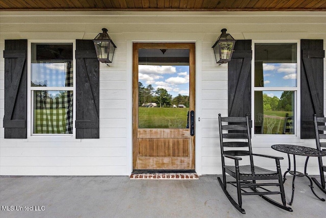 1254 Wade Patrick Rd, Brandon, MS 39042 - view of exterior entry featuring covered porch