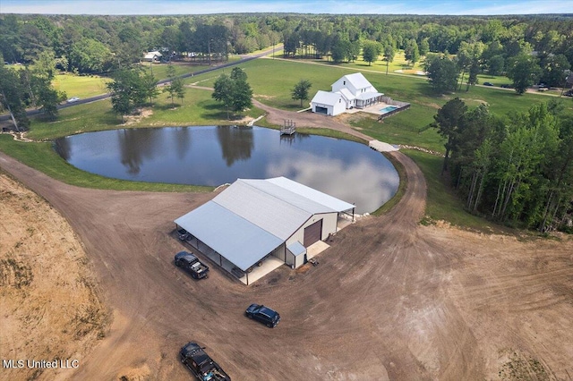 1254 Wade Patrick Rd, Brandon, MS 39042 - aerial view of a large body of water