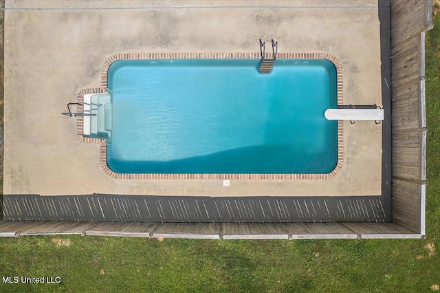 1254 Wade Patrick Rd, Brandon, MS 39042 - view of pool with a lawn