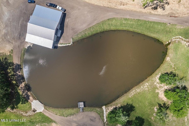 1254 Wade Patrick Rd, Brandon, MS 39042 - aerial view of property and surrounding area with a large body of water