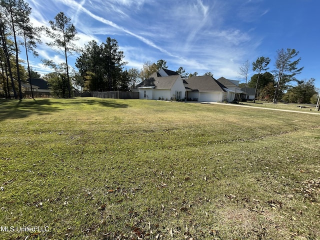 view of yard