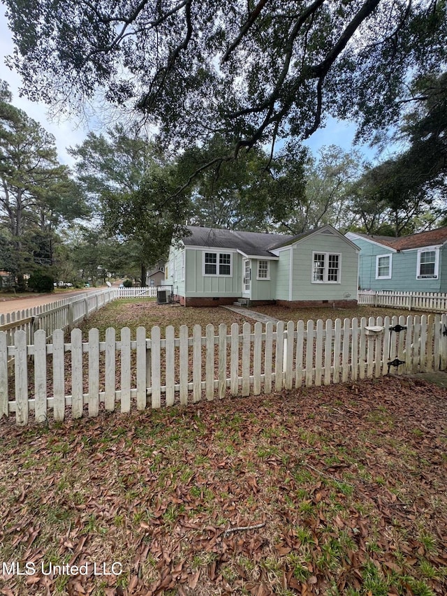 view of back of property