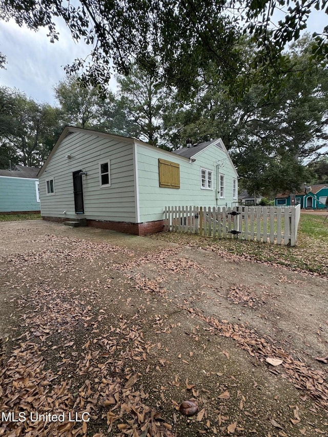 view of front of home