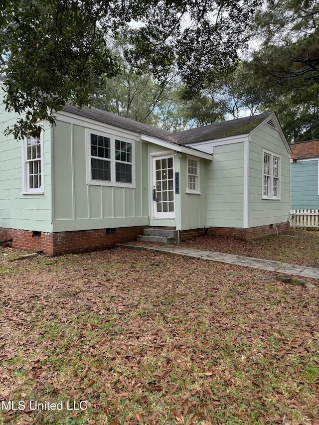 view of front of home