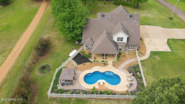drone / aerial view