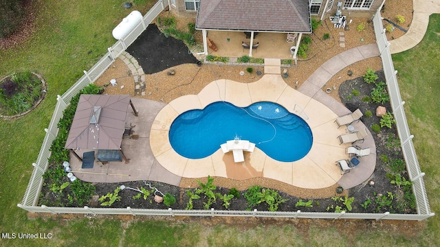 aerial view
