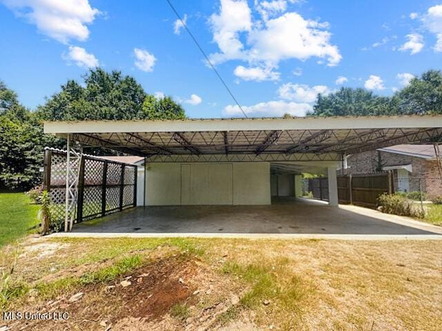 1561 Section Line Rd, Picayune, MS 39466 - view of parking featuring a carport