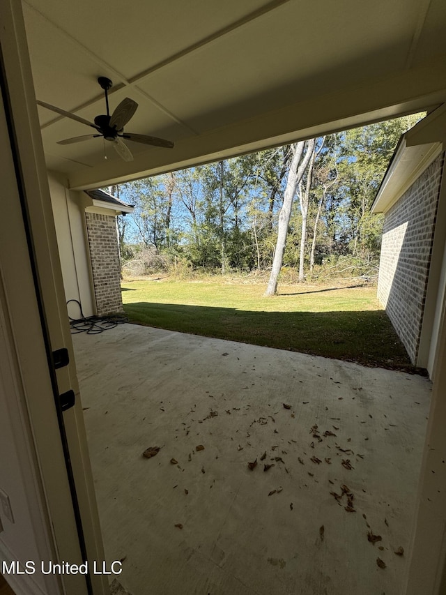 412 Butternut Dr Unit 184, Canton, MS 39046 - view of patio with a ceiling fan