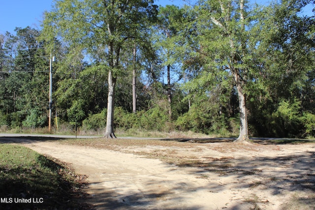 view of road